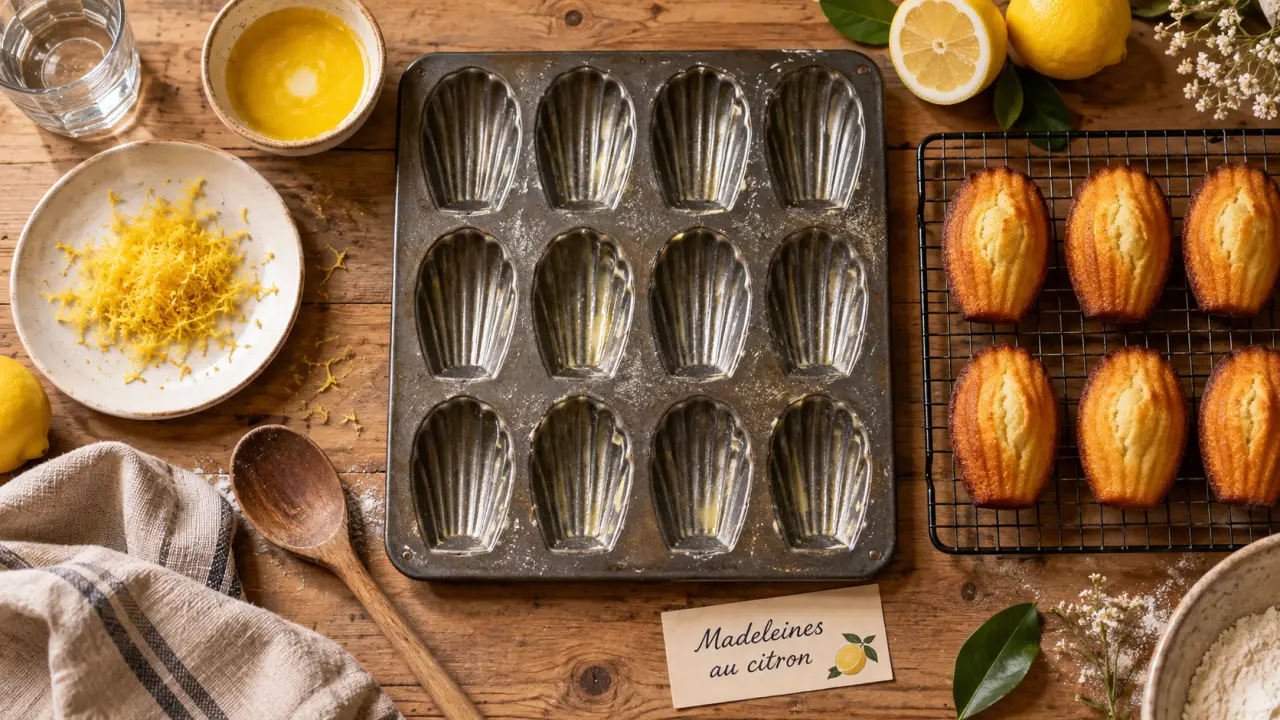 Recette madeleines facile : madeleines citron bombées, cuisson en deux temps