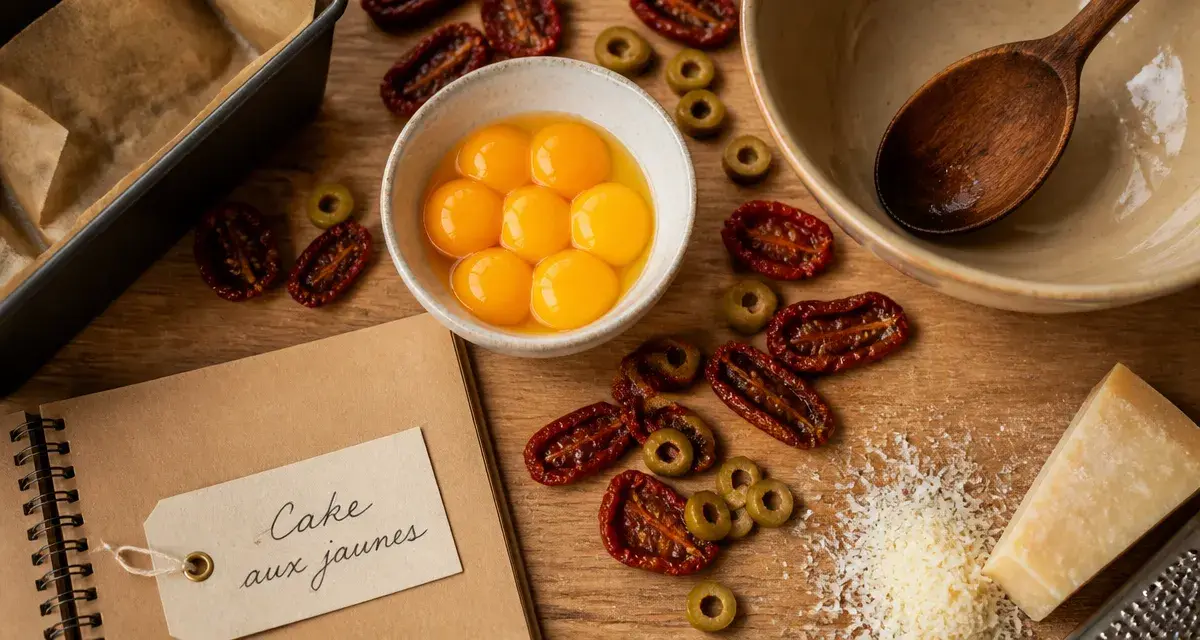 Recette salée avec jaune d'oeuf uniquement : jaunes d’œufs pour cake anti-gaspillage