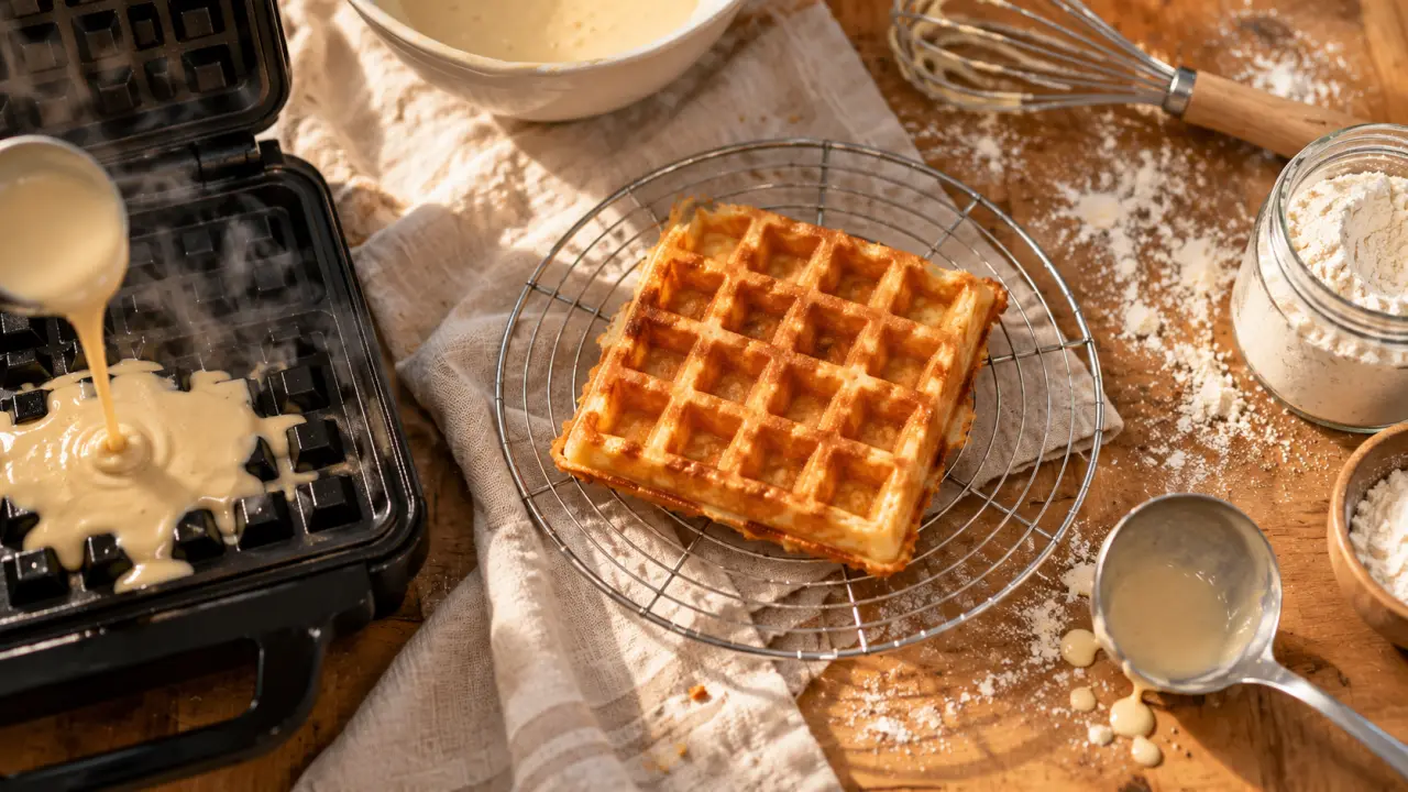 Recette gaufre rapide : gaufres dorées en 30 minutes
